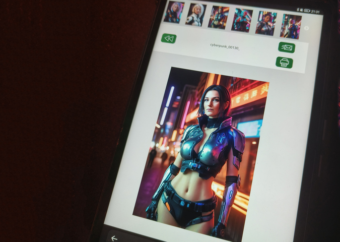 Фотобудка с нейросетью